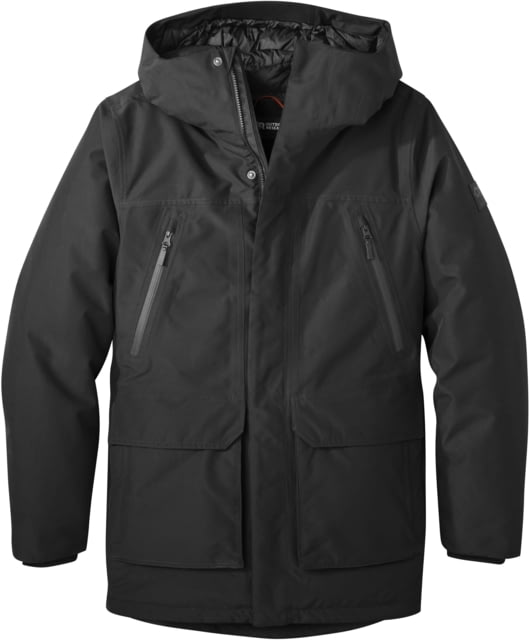Outdoor Research Stormcraft Down Parka - Men's Black Small