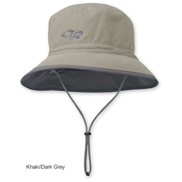 Outdoor Research Sun Bucket-Khaki/Dark Grey