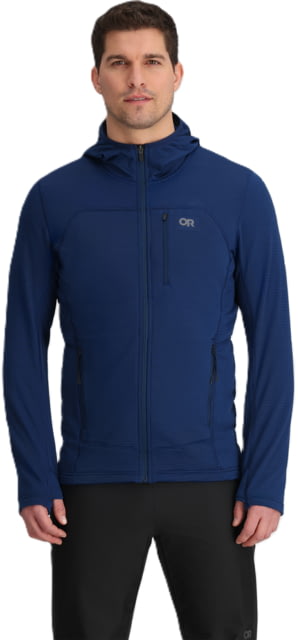 Outdoor Research Vigor Grid Fleece Full Zip Hoodie - Men's Cenote L