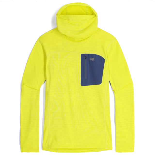 Outdoor Research Vigor Grid Fleece Pullover Hoodie - Men's Sulphur Small