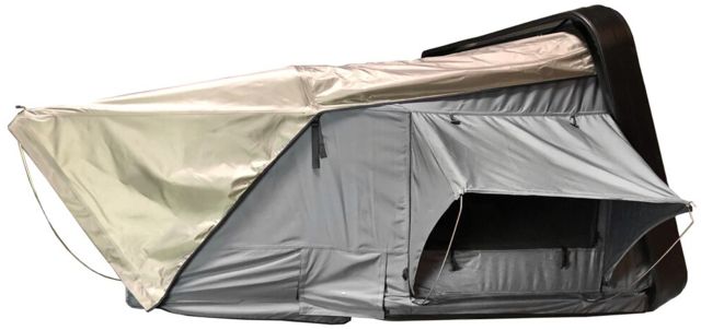 Overland Vehicle Systems Bushveld Hard Shell Roof Top Tent 4 Person Gray/Green