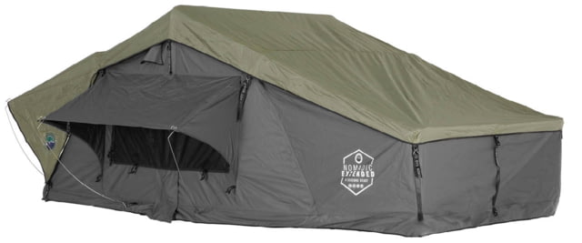 Overland Vehicle Systems N4E Nomadic 4 Extended Roof Top Tent Gray/Green