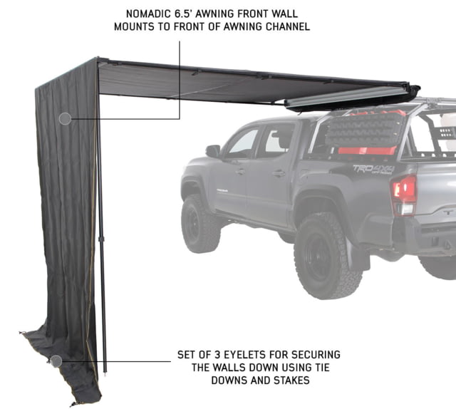 Overland Vehicle Systems Nomadic 2.0 Awning Wall 6.5 Wall 2.0x2.5