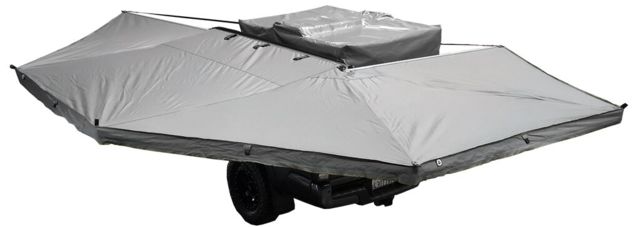 Overland Vehicle Systems Nomadic Awning 270 Cover Driver Side Dark Gray/Black 240 x 157 x 88.5 in