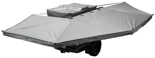 Overland Vehicle Systems Nomadic Awning 270 Cover Passenger Side Dark Gray/Black 240 x 157 x 88.5 in