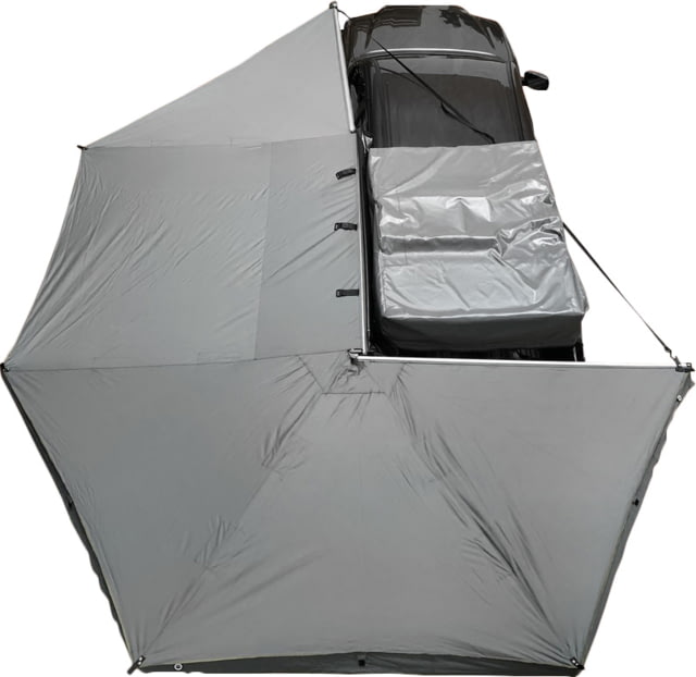 Overland Vehicle Systems Nomadic Awning 270 Degree Awning and Wall 1 2 & 3 w/Mounting Brackets Driverside Dark Gray