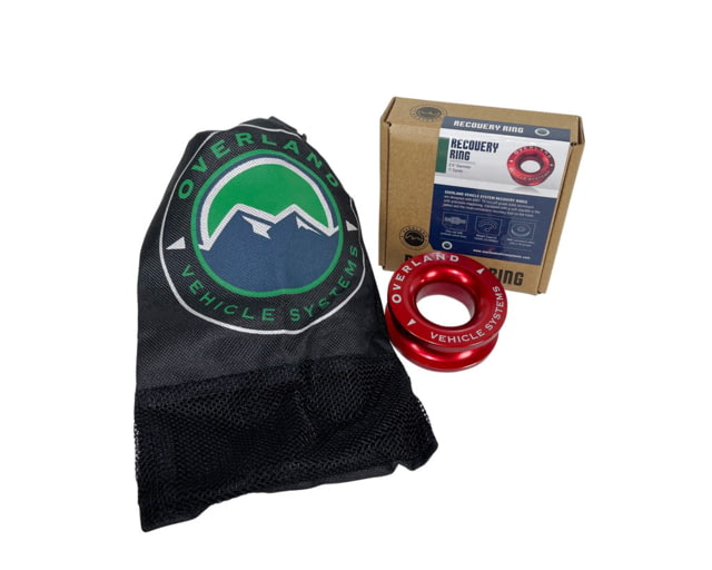 Overland Vehicle Systems Recovery Ring 2.5in 10 lb Red