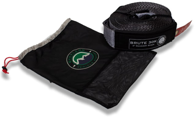 Overland Vehicle Systems Tow Strap 30000 lbs 3in x 30ft Black