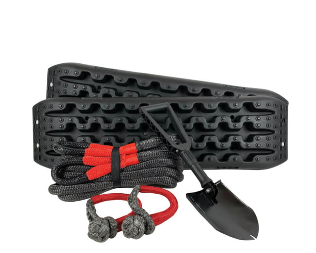 Overland Vehicle Systems Ultimate Recovery Package Brute Kinetic Rope Recovery Shovel Recovery Ramp 5/8in Soft Shackle