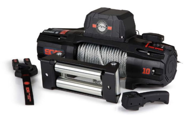 Overland Vehicle Systems Winch w/ Steel Cable Wireless Remote 10.0 Winch
