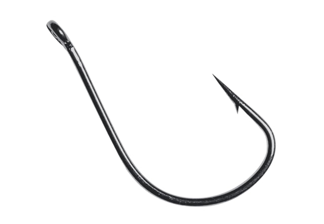 Owner Hooks Mosquito Light Hook Needle Point Forged Shank All Purpose Black Chrome Size 10 12 Per Pack