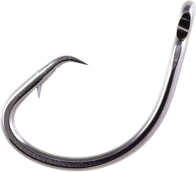 Owner Hooks Mutu Circle Hook Forged/Hangnail Point 2X Strong Black Chrome Size 2/0 6 Per Pack