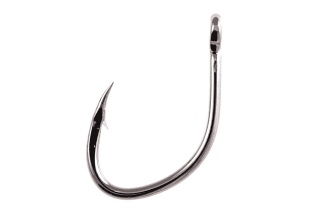 Owner Hooks Offshore Bait Hook Needle Point Forged Shank 3X Strong Offset Black Chrome Size 10/0 3 Per Pack