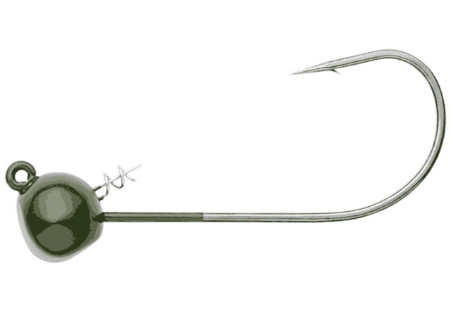 Owner Hooks Stick Bait Shaky Head - Green Pumpkin 3/0 - 1/8oz.