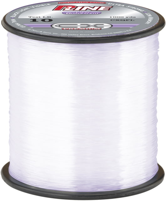 P-Line CXX X-Tra Strong Mono 8lb 600yd Spool Hi-Vis Clear Fluorescent