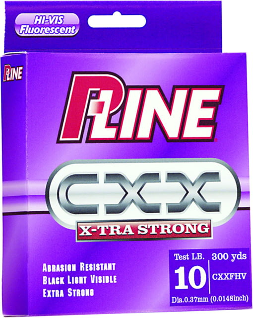 P-Line CXX X-Tra Strong Mono Filler Spool 10lb 300yd Clear Fluorescent