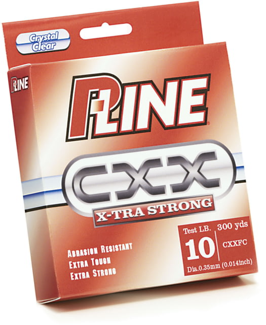 P-Line CXX X-Tra Strong Mono Filler Spool 10lb 300yd Crystal Clear