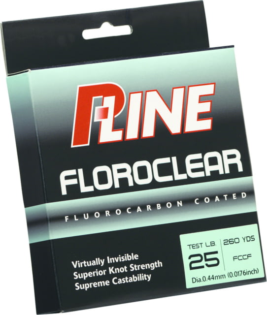 P-Line Floroclear Fluorocarbon Coated Mono Clear 25lb 260Yd