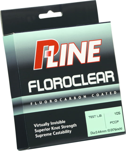 P-Line Floroclear Fluorocarbon Coated Mono Clear 6lb 300Yd