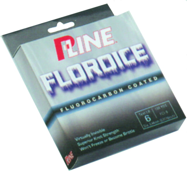P-Line Floroice Fluorocarbon Coated Mono Line Clear 100Yd 6lb