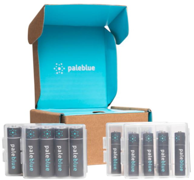 Pale Blue Earth AA and AAA Sustainability Battery Kit
