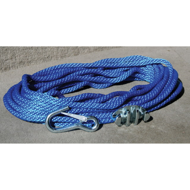 Panther 100ft Anchor Rope Rope Cleat and Snap Hook