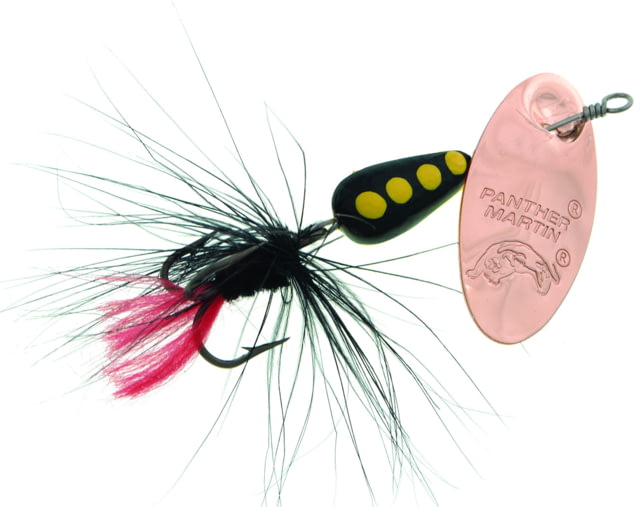 Panther Martin Classic Patterns In-Line Spinner #2 1/16 oz Regular Fly Copper/Black/Black
