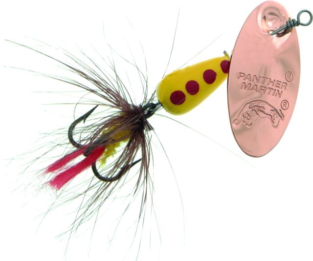 Panther Martin Classic Patterns In-Line Spinner #2 1/16 oz Regular Fly Copper/Yellow/Brown