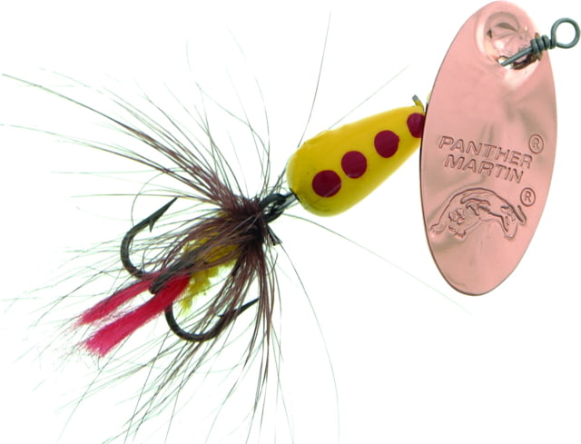 Panther Martin Classic Patterns In-Line Spinner #4 1/8 oz Regular Fly Copper/Yellow/Brown