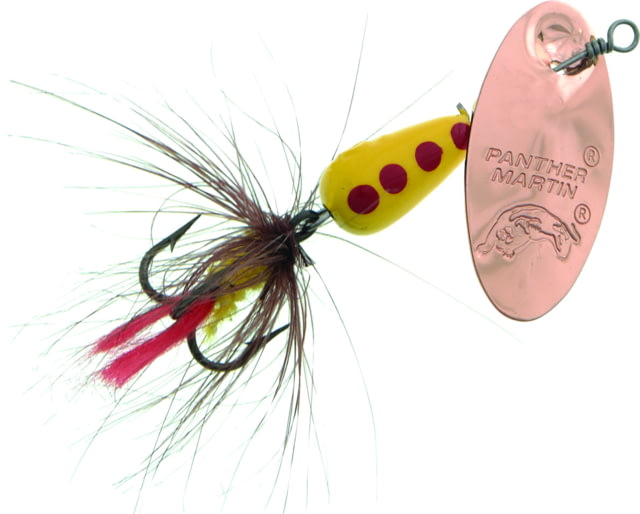 Panther Martin Classic Patterns In-Line Spinner #6 1/4 oz Regular Fly Copper/Yellow/Brown