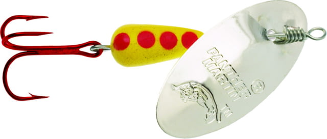 Panther Martin Classic Regular Red Hook In-Line Spinner Treble Fishing Hook Size 2 1/16oz 1 Piece Silver
