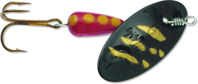 Panther Martin Classic Regular In-Line Spinner Treble Fishing Hook Size 6 1/4oz 1 Piece Black Zebra