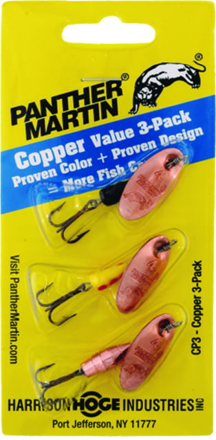 Panther Martin  Spinner Kit 1/8 oz Copper 3/Pack