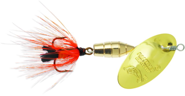 Panther Martin Deluxe Fly In-Line Treble Fishing Hook 2 Hook 1/16oz 1 Piece Gold & Orange