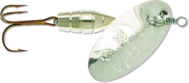 Panther Martin Deluxe Regular In-Line Spinner Treble Fishing Hook Hook 4 1/8oz 1 Piece Silver