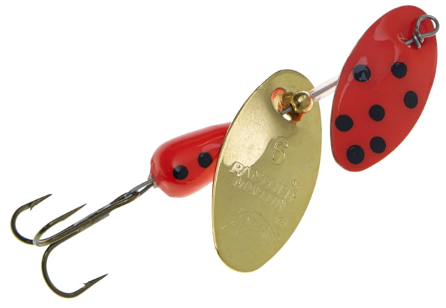 Panther Martin DualFlash Twin Blade In-Line Spinner Treble Fishing Hook Size 1 1/9 oz 1 Piece Fluorescent Orange/Gold