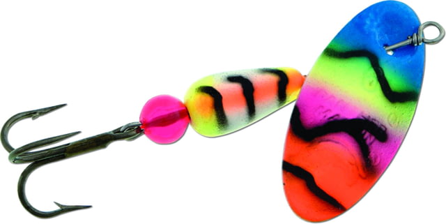Panther Martin FishSeeUV In-Line Spinner Treble Fishing Hook Size 6 1/4oz 1 Piece Blue/Pink/Orange