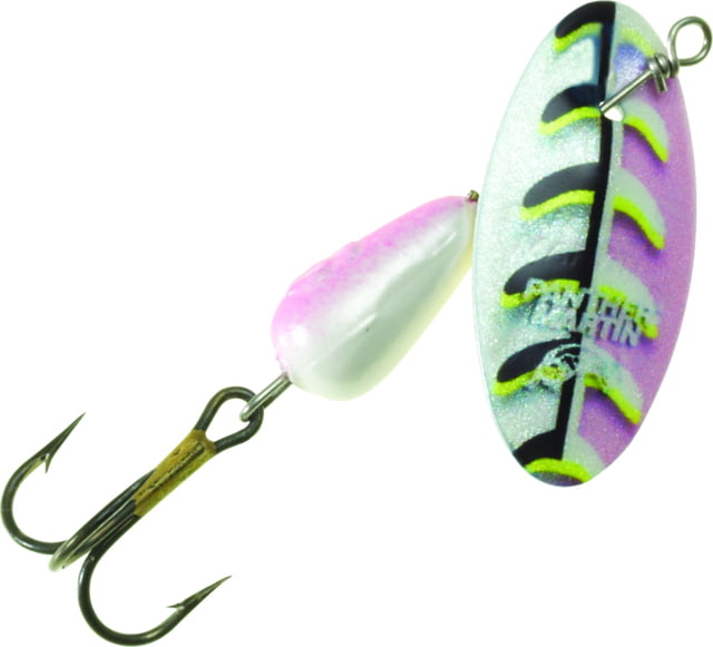 Panther Martin FishSeeUV Vibrant Image In-Line Spinner #2 1/16 oz Pink & White