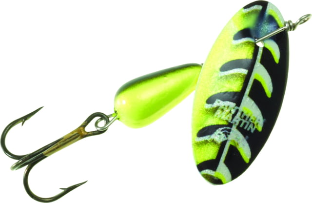 Panther Martin FishSeeUV Vibrant Image In-Line Spinner #6 1/4 oz Black & Chartreuse