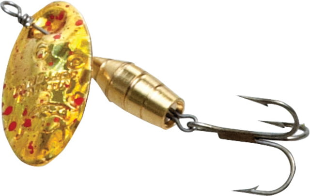 Panther Martin Deluxe Holographic In-Line Spinner Treble Fishing Hook Size 1 1/32 oz 1 Piece Holographic Gold & Red Speckled