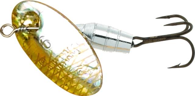 Panther Martin Deluxe Holographic In-Line Spinner Treble Fishing Hook Size 4 1/8 oz 1 Piece Holographic Silver & Gold