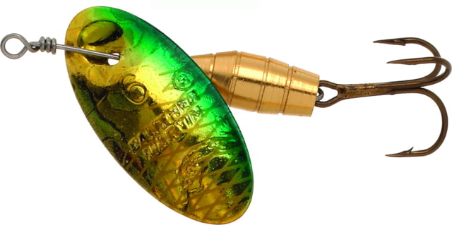 Panther Martin Deluxe Holographic In-Line Spinner Treble Fishing Hook Size 4 1/8oz 1 Piece Holographic Green & Gold