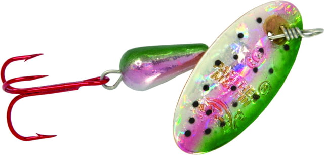 Panther Martin Holographic Red Hook In-Line Spinner Treble Fishing Hook Size 1 1/32oz 1 Piece Rainbow Trout