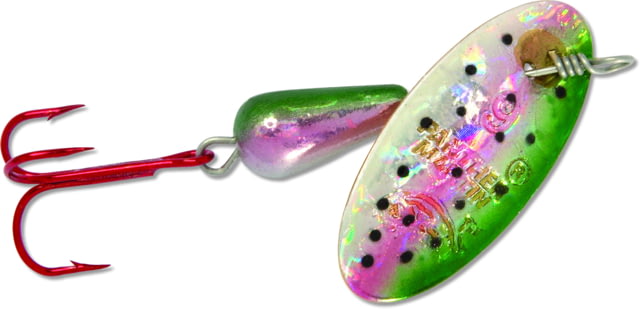 Panther Martin Holographic Red Hook In-Line Spinner Treble Fishing Hook Size 6 1/4oz 1 Piece Rainbow Trout