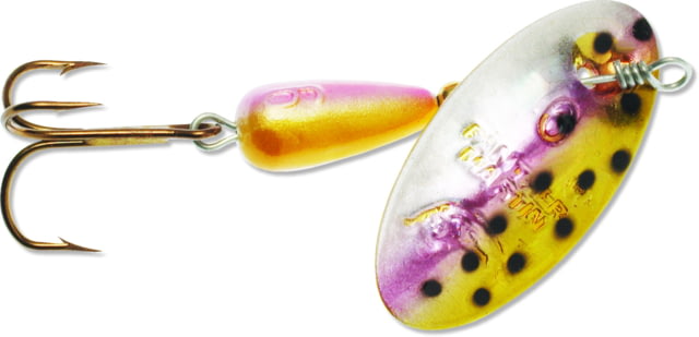 Panther Martin Classic Holographic In-Line Spinner Treble Fishing Hook Size 2 1/16oz 1 Piece Pink & Yellow