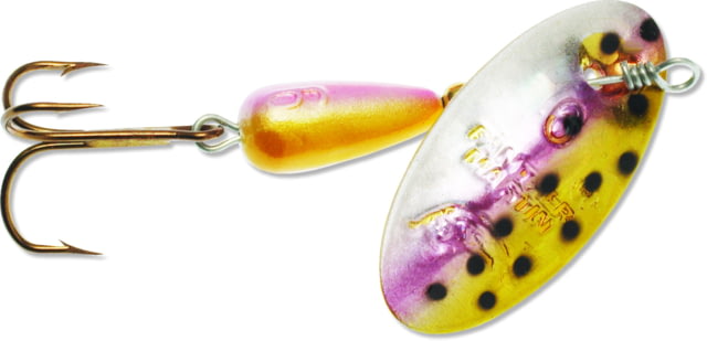 Panther Martin Classic Holographic In-Line Spinner Treble Fishing Hook Size 6 1/4oz 1 Piece Pink & Yellow