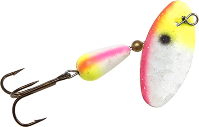 Panther Martin Holy Hammered Holographic In-Line Spinner Round Bend Fishing Hook 2 Hook 1/16oz 1 Piece Sunfish