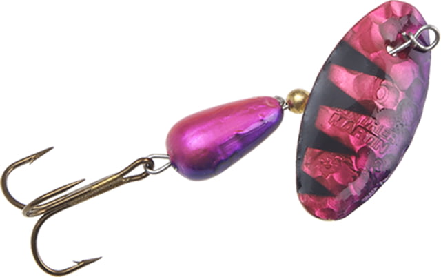 Panther Martin Holy Hammered Holographic In-Line Spinner Round Bend Fishing Hook 6 Hook 1/4oz 1 Piece Coral Tiger