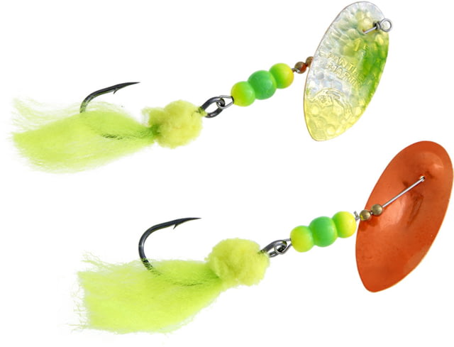 Panther Martin Holy Roe Hammered In-Line Spinner Octopus Fishing Hook 3/0 3/8oz 1 Piece Lime & Chartreuse