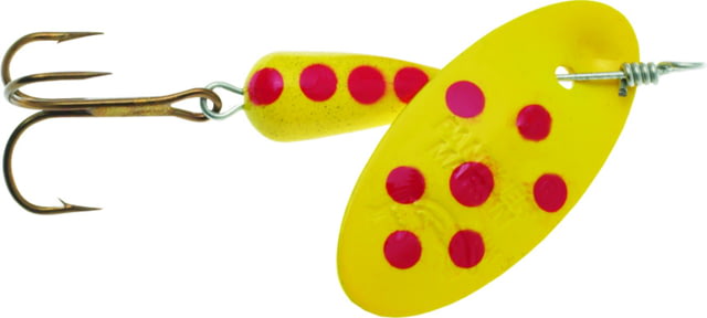 Panther Martin Spotted In-Line Spinner Treble Fishing Hook Size 2 1/16oz 1 Piece Spotted Yellow
